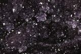 Purple Amethyst Geode with Polished Face - Uruguay #113868-2